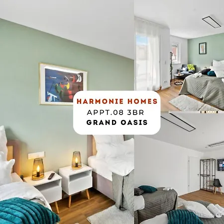 Apartment Harmonie Homes - Für Alle Gäste, Gruppen Und Familien Bis Zu 8 Gäste - Neubau 2025 - Premium Betten - 2 Balkone - Smart Tv - Gratis Privatparkplatz - Voll Ausgestattete Küche - 20 Min Nach München West - Zentral Gelegen *